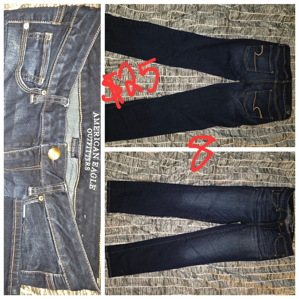 American Eagle Skinny Jeans Womens Size 8